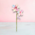 24in Double Rainbow Flower Stem