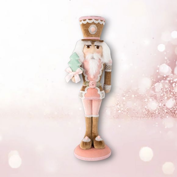 24" Pink Gingerbread Nutcracker