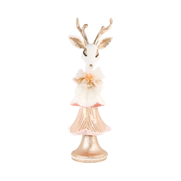 24" White Deer Tree