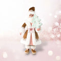 25" Gingerbread Santa Brown Coat