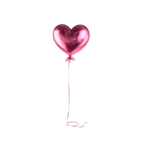 14" Cupid's Valentine Pink Hanging Heart