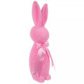 19" HOT PINK FLOCKED BUNNY