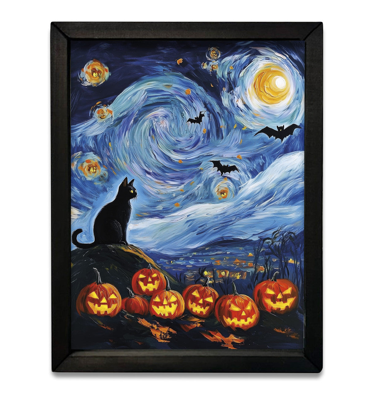 18x24 HALLOWEEN NIGHT - BOXWOOD FRAME