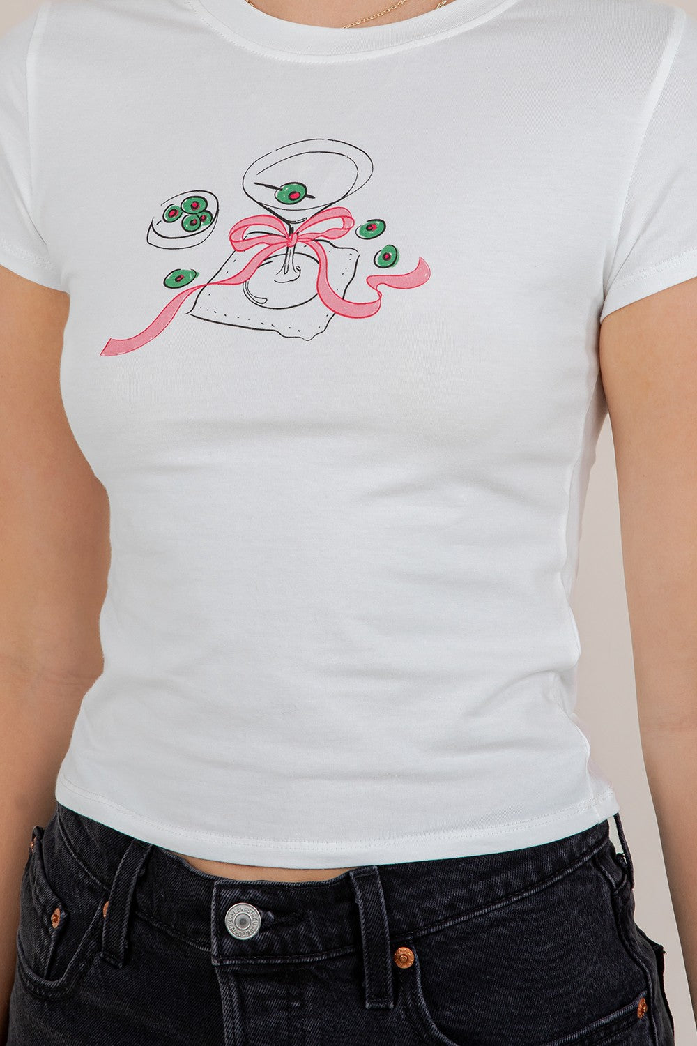 Martini Glass Baby Tee