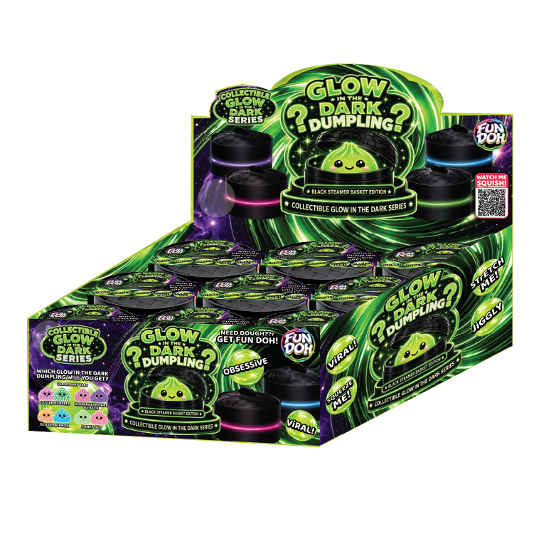 FUN DOH - SQUISHY GLOW IN THE DARK MYSTERY DUMPLING (1 Dumpling)