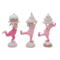 8.5" Cake Kids With Desserts. - SET OF 3