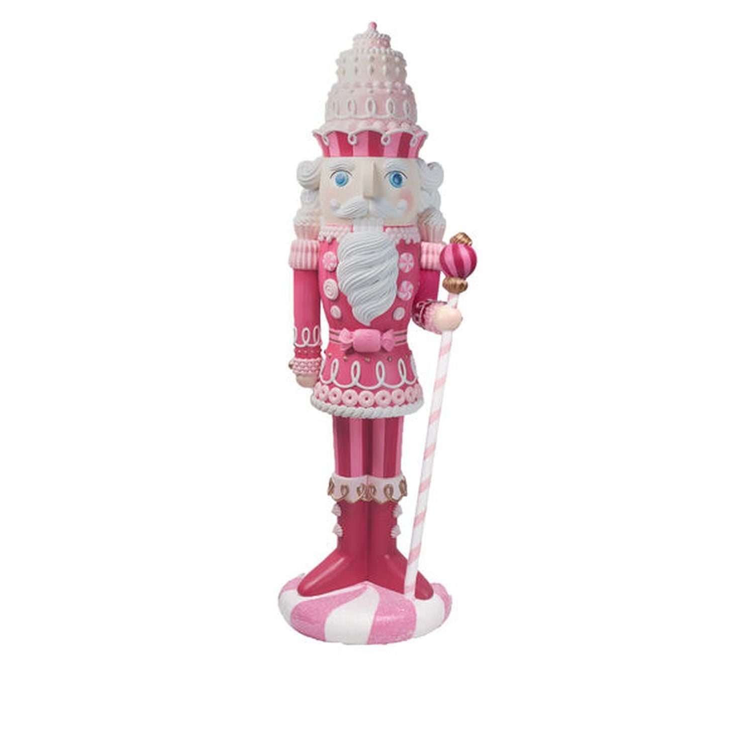 Nutcracker Sweet Shoppe 6 Ft Pink Candy Nutcracker