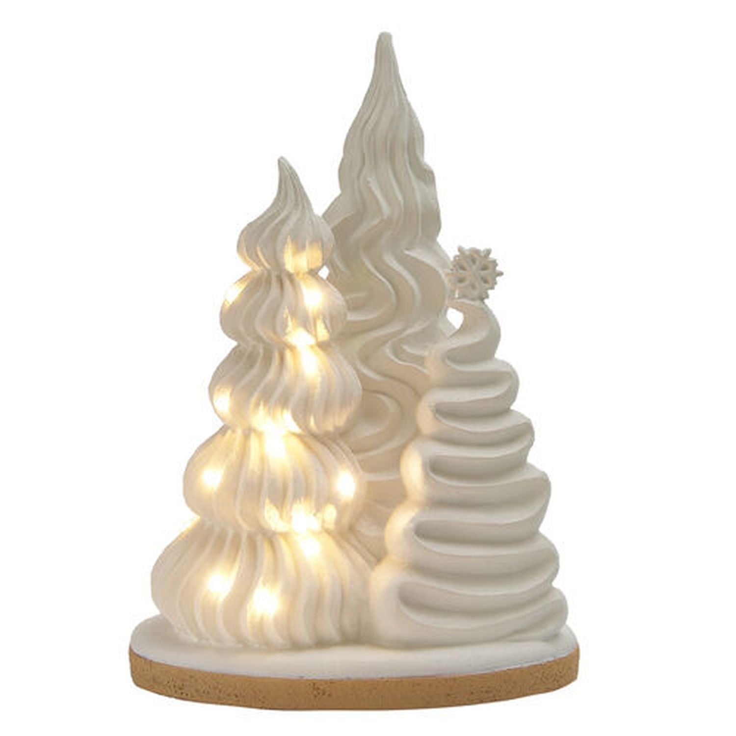Gingerbread Village 11" Led Frosting Trees