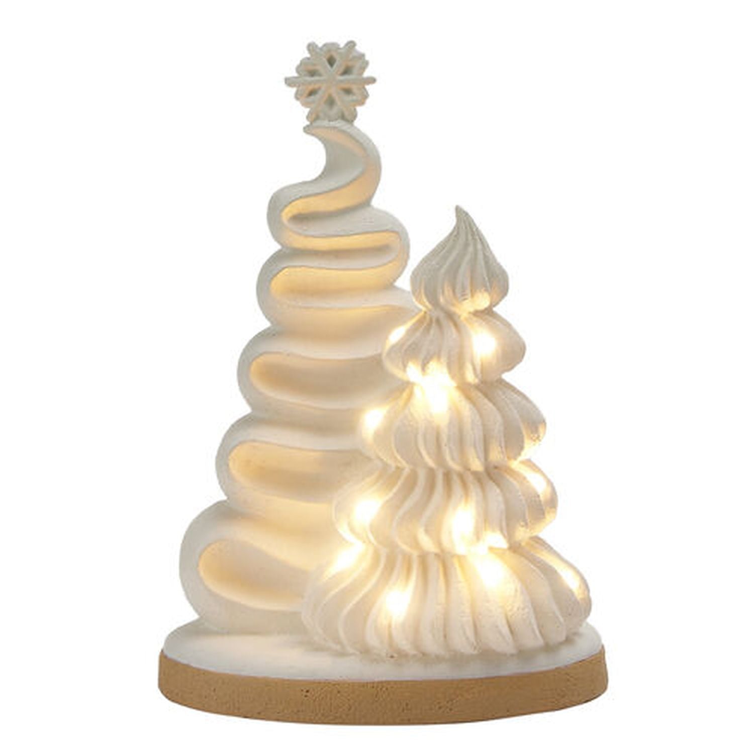 Gingerbread Village 9" Led Frosting Trees