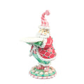Santa's Sweet Shoppe Collection December Diamonds North Pole Sweet Shoppe 30" Candy Santa With Serving Plate