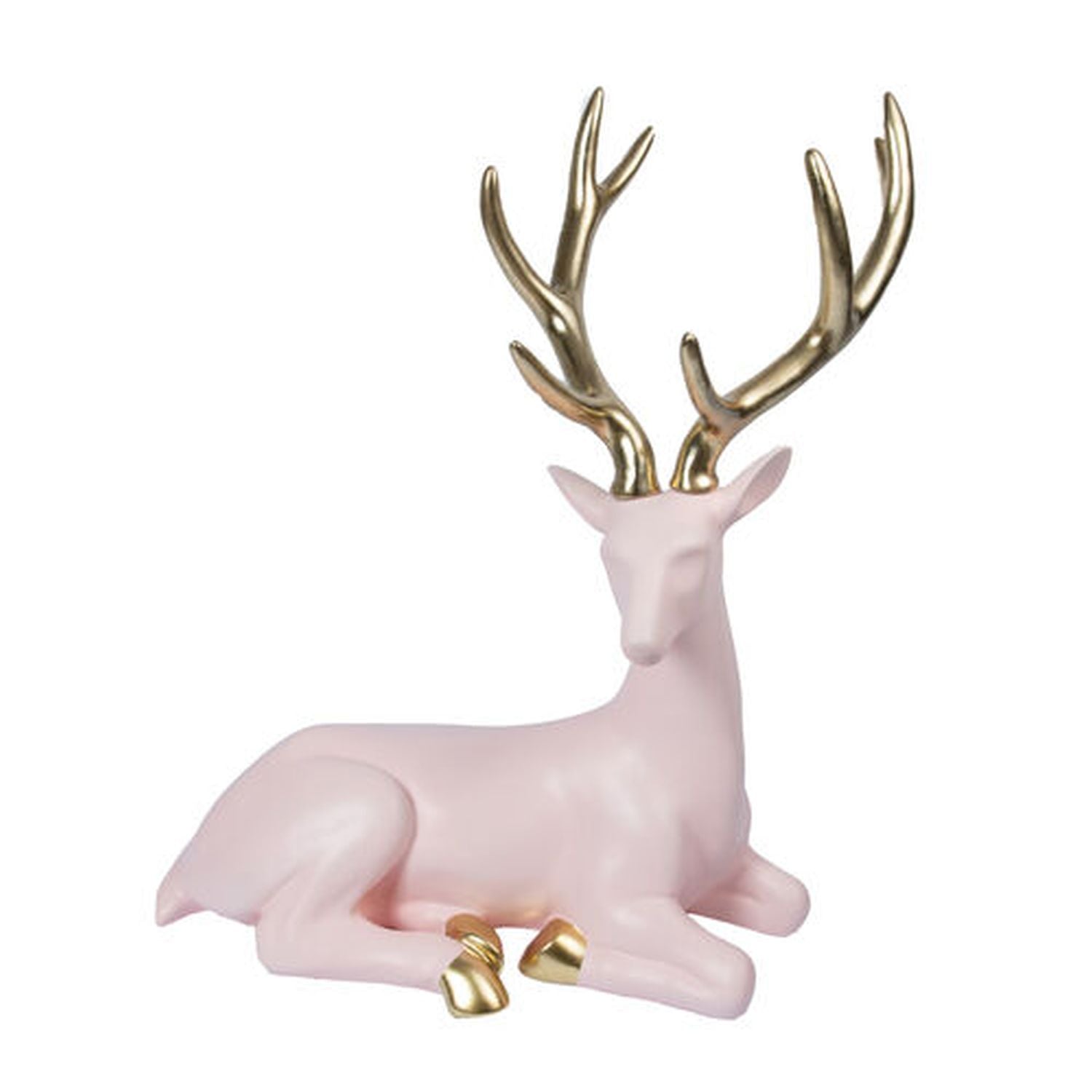 5ft  Pink Christmas Light Pink Sitting Deer