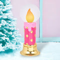 Retro 24.5" Pink LED Candle Display