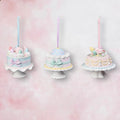 3 Assorted Resin Spring Cakes Ornaments