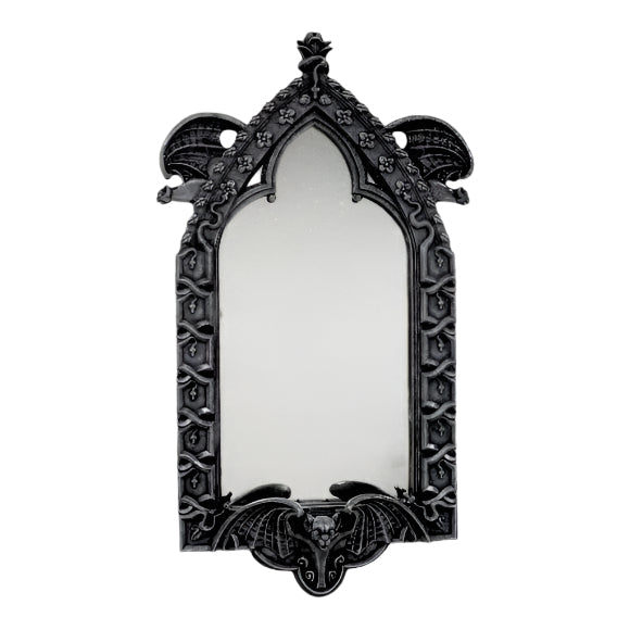 42" Blood Mood Resin Bat Mirror