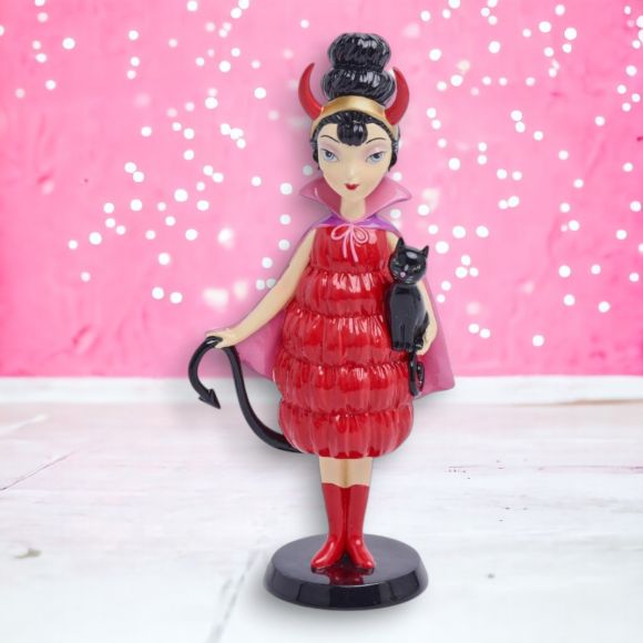 Halloween Carnival - 9" Resin Devil Mod Girl