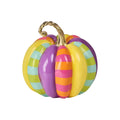 Halloween Carnival 15" Colorful Multi Stripe Pumpkin