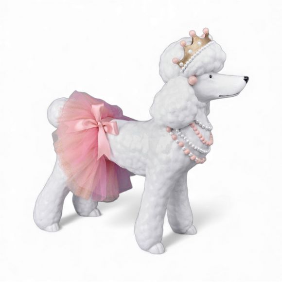 Halloween Carnival - 27" Resin Princess Poodle