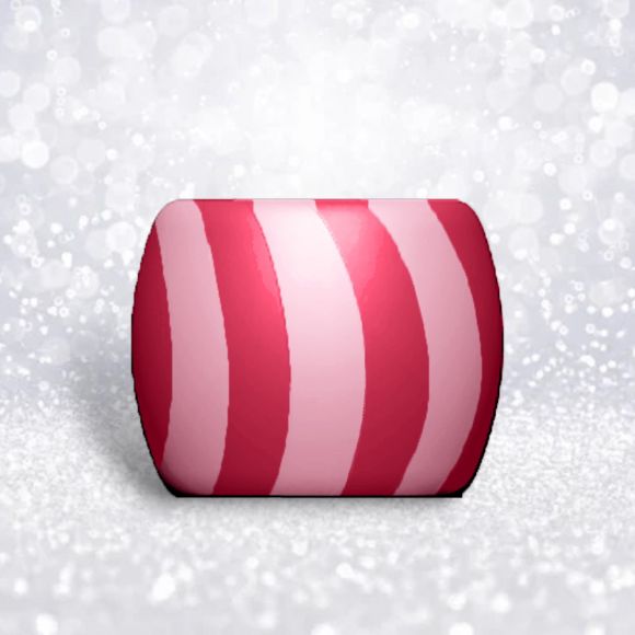 Santa's Sweet Shoppe Collection - 22" Candy Swirl Stool