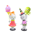 13.5" Resin Skeleton Summer Kids holding Balloons - SET OF 2