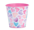 Valentine's Day - 4" PASTEL HEARTS POT COVER