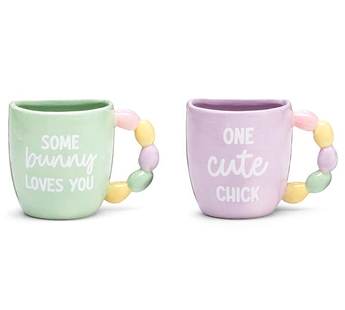 CERAMIC EASTER COOKIE POUCH MUG