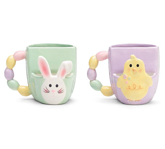 CERAMIC EASTER COOKIE POUCH MUG