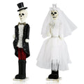 H23.6" - SKELETON BRIDE AND GROOM SET