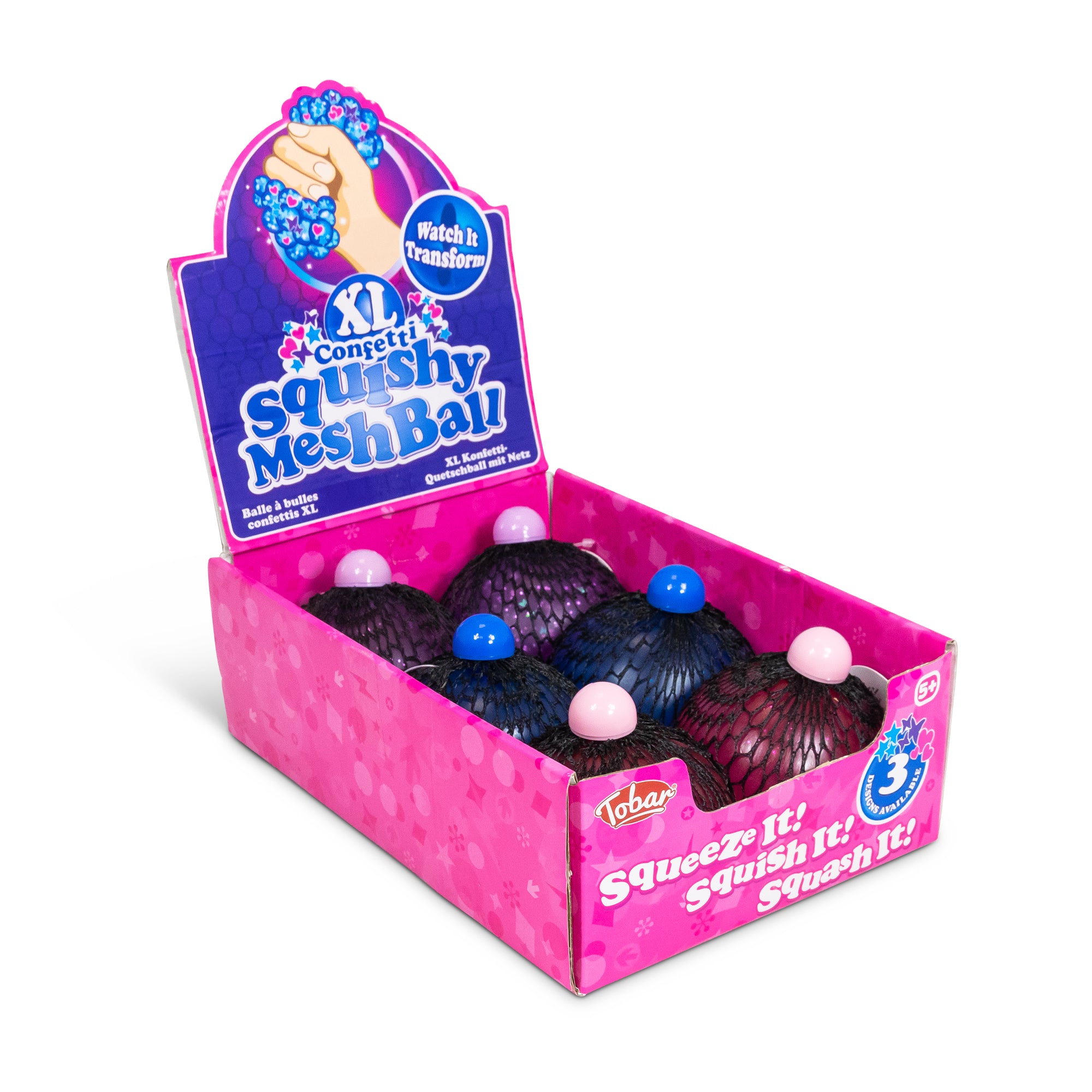 XL CONFETTI SQUISHY MESH BALL