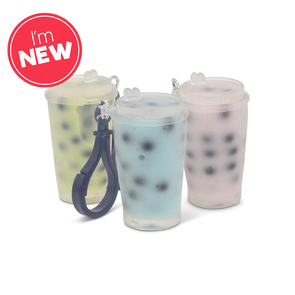 SCRUNCHEMS BUBBLE TEA KEYCHAIN