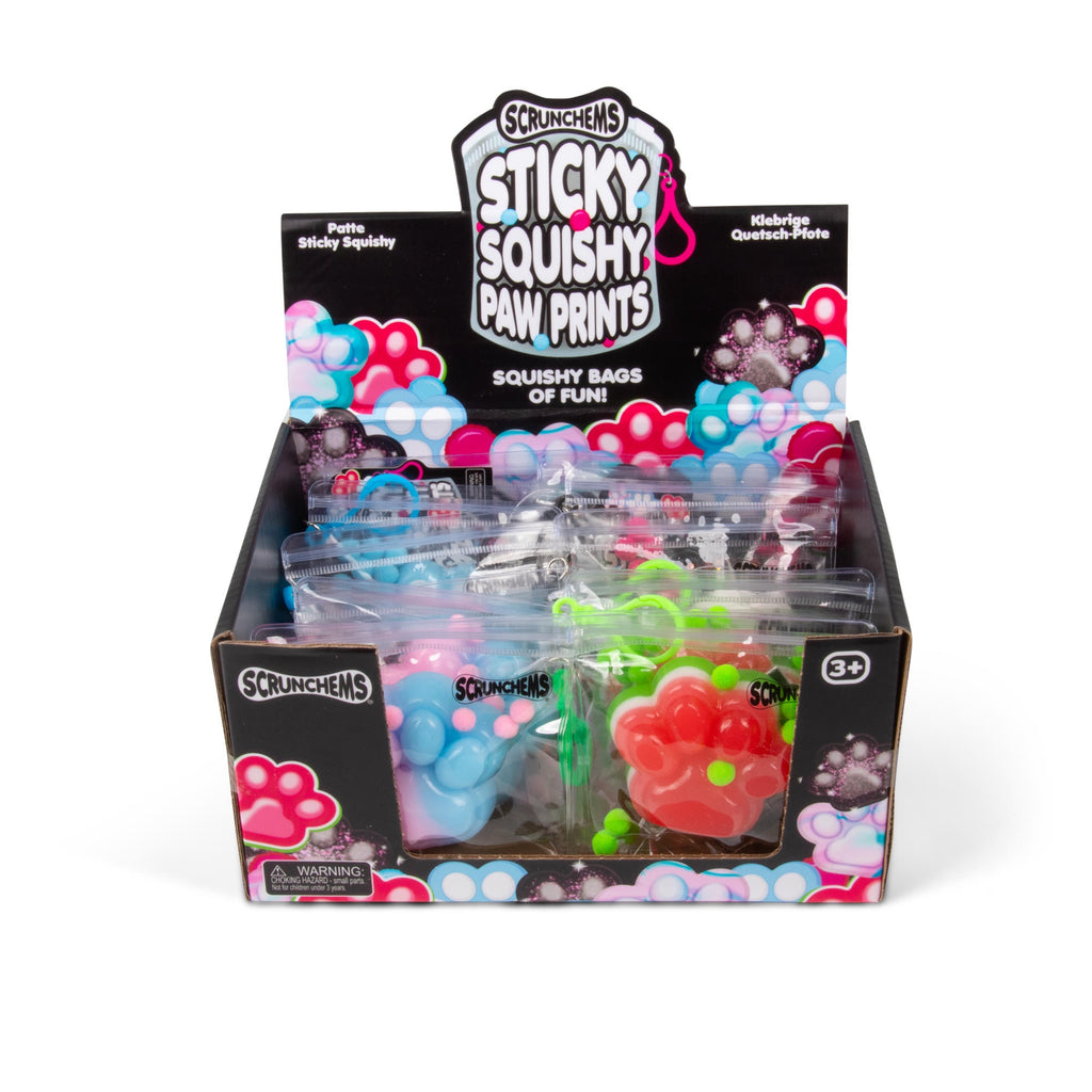 SCRUNCHEMS STICKY SQUISHY PAW PRINTS
