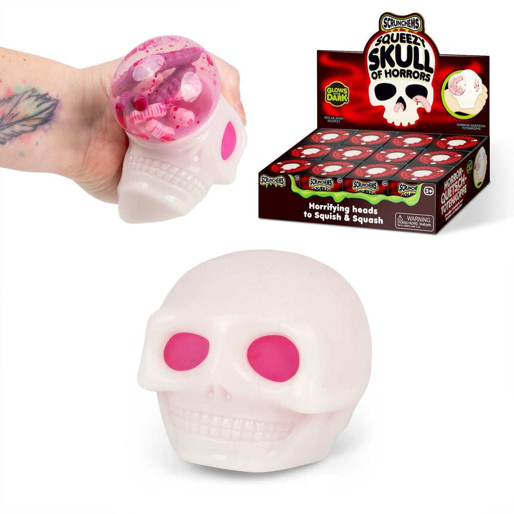 SCRUNCHEMS SQUEEZY SKULL OF HORRORS