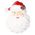 Christmas Carousel Collection - Happy Hollydays 18" Santa Face Wall Art