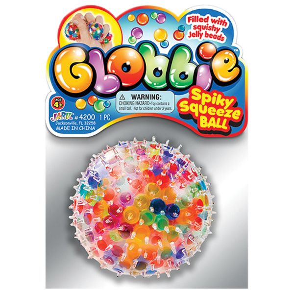 Ja-Ru® Globbie™ Spiky Squsihy Squeeze Ball