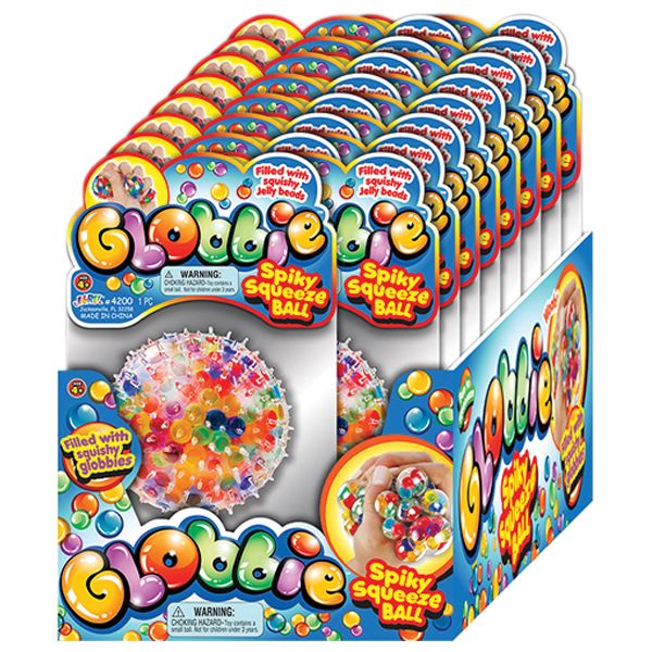 Ja-Ru® Globbie™ Spiky Squsihy Squeeze Ball