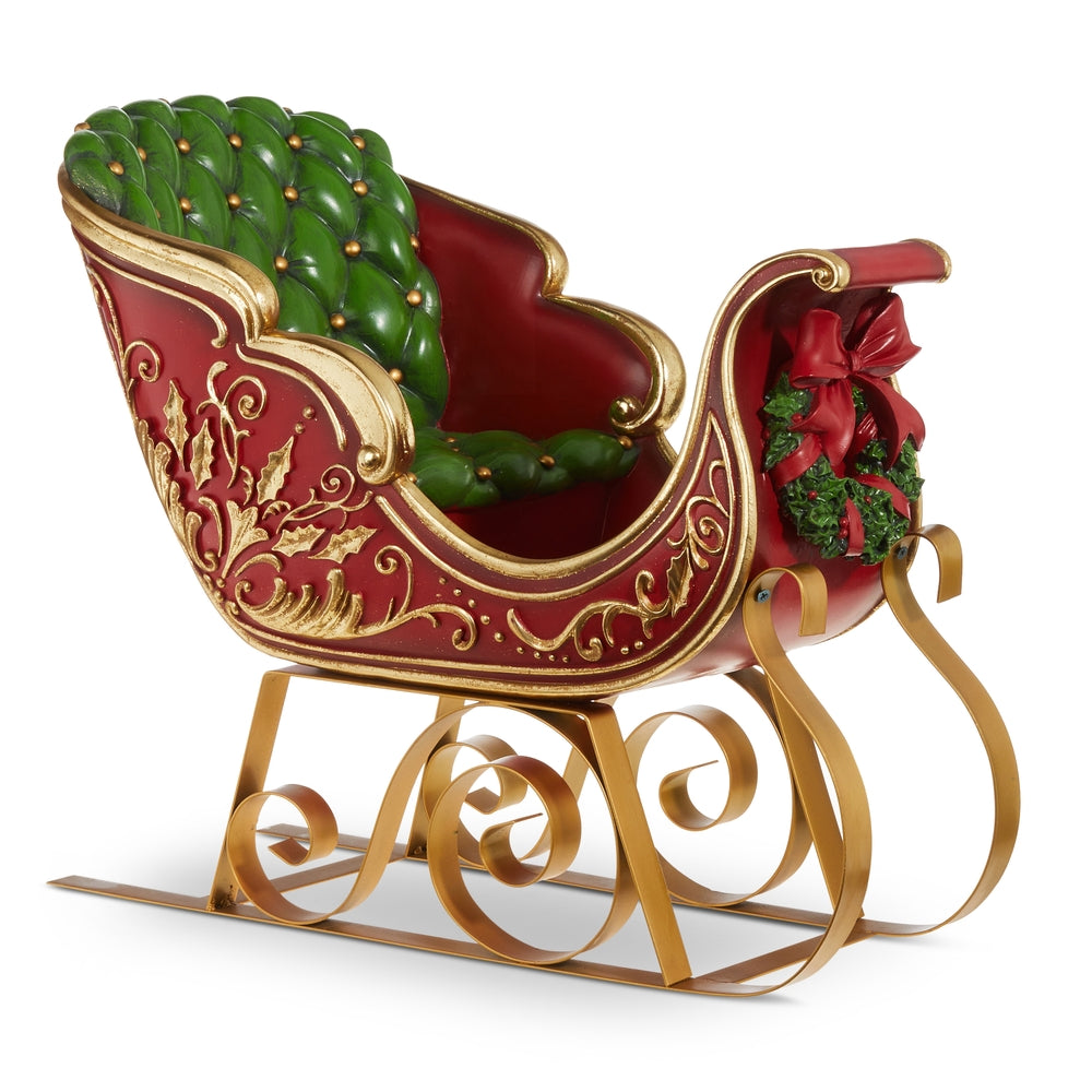 Christmas Carousel Collection - 22" Santa's Sleigh