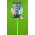 Mad Hatter Flocked Easter Rabbit Hat Pick 20" - Blue