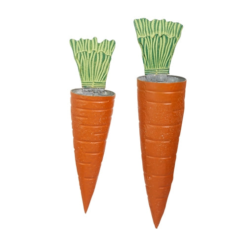 24" & 20" Carrot Wall Buckets - SET OF 2