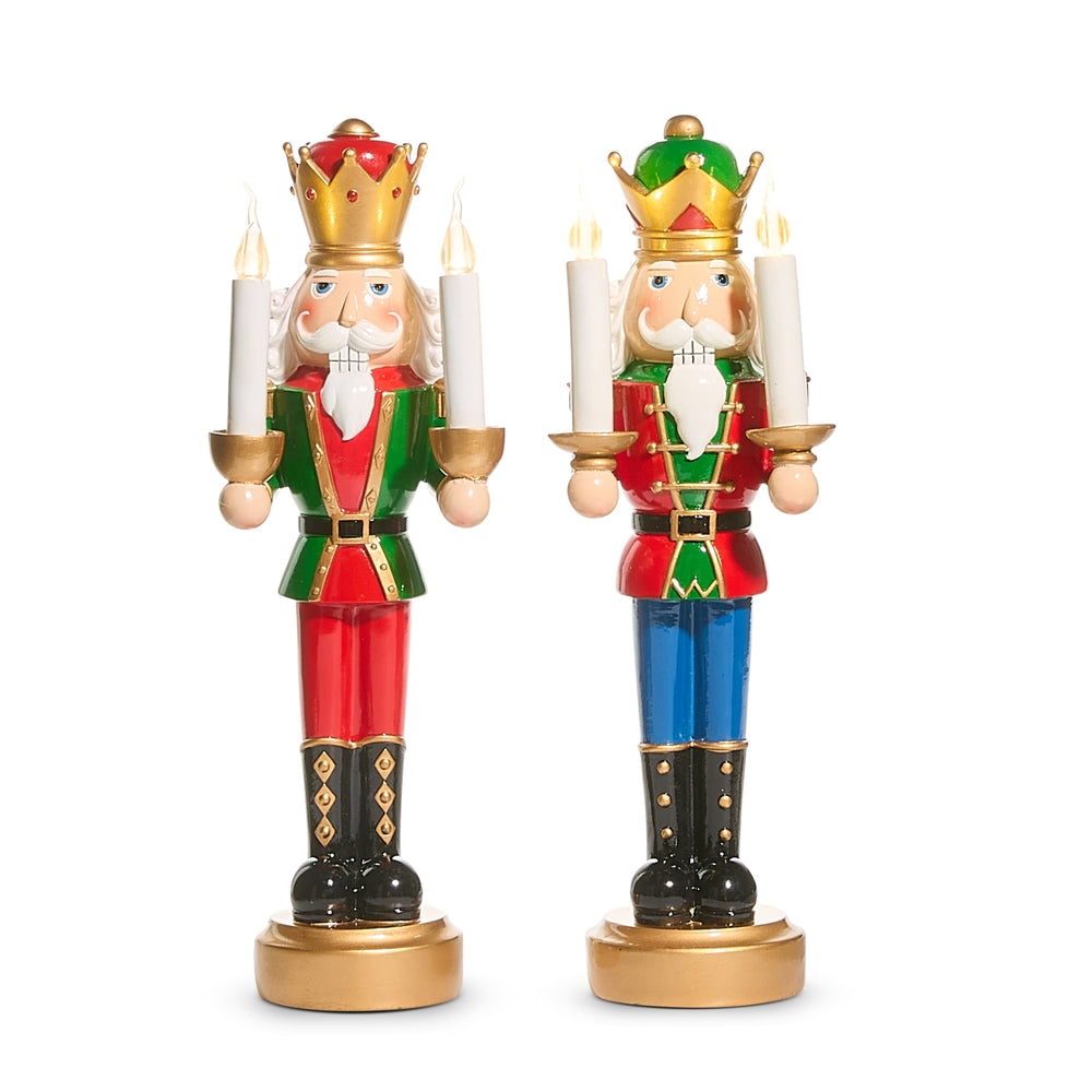 Christmas Carousel Collection - 16.25" Lighted Nutcracker - SET OF 2