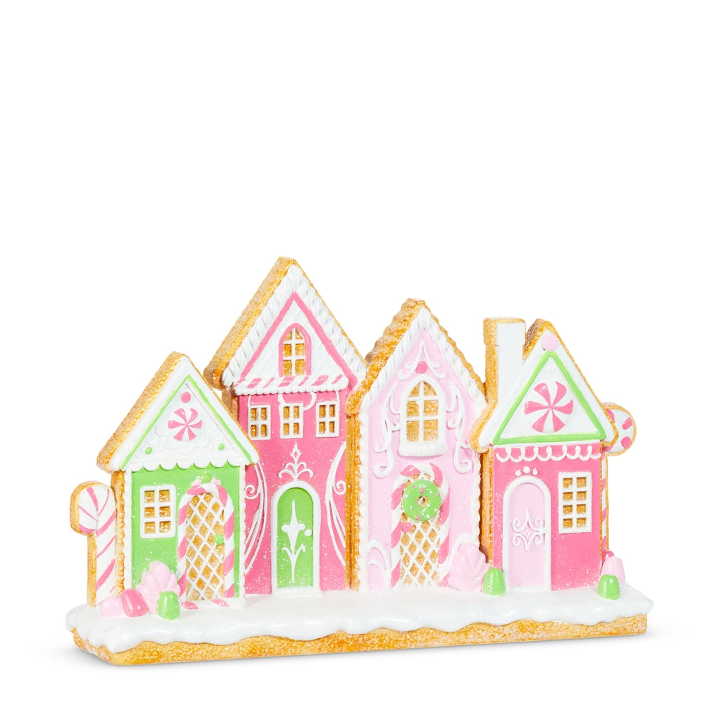 16" Bright Gingerbread Neighborhood