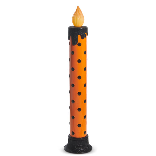 Halloween Carnival - 38" HALLOWEEN POLKA DOT BATTERY OPERATED CANDLE