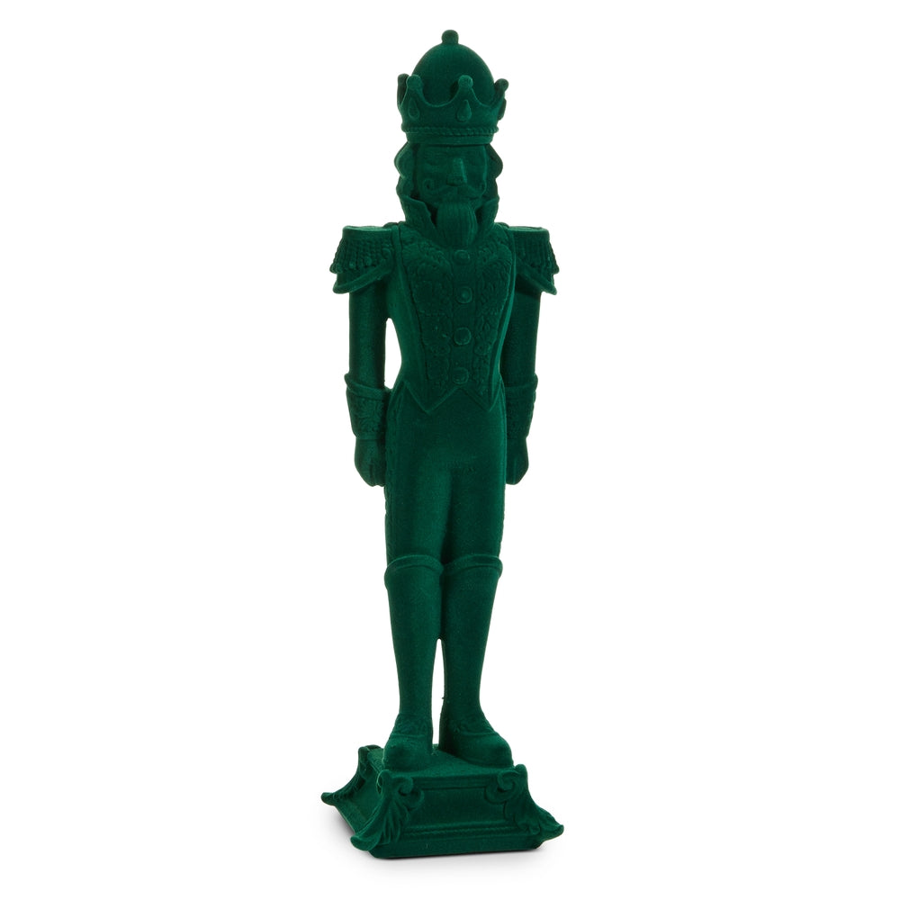 Christmas Carousel Collection - 14.25" Flocked Nutcracker