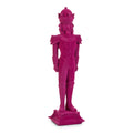 14.25" Pink Flocked Nutcracker