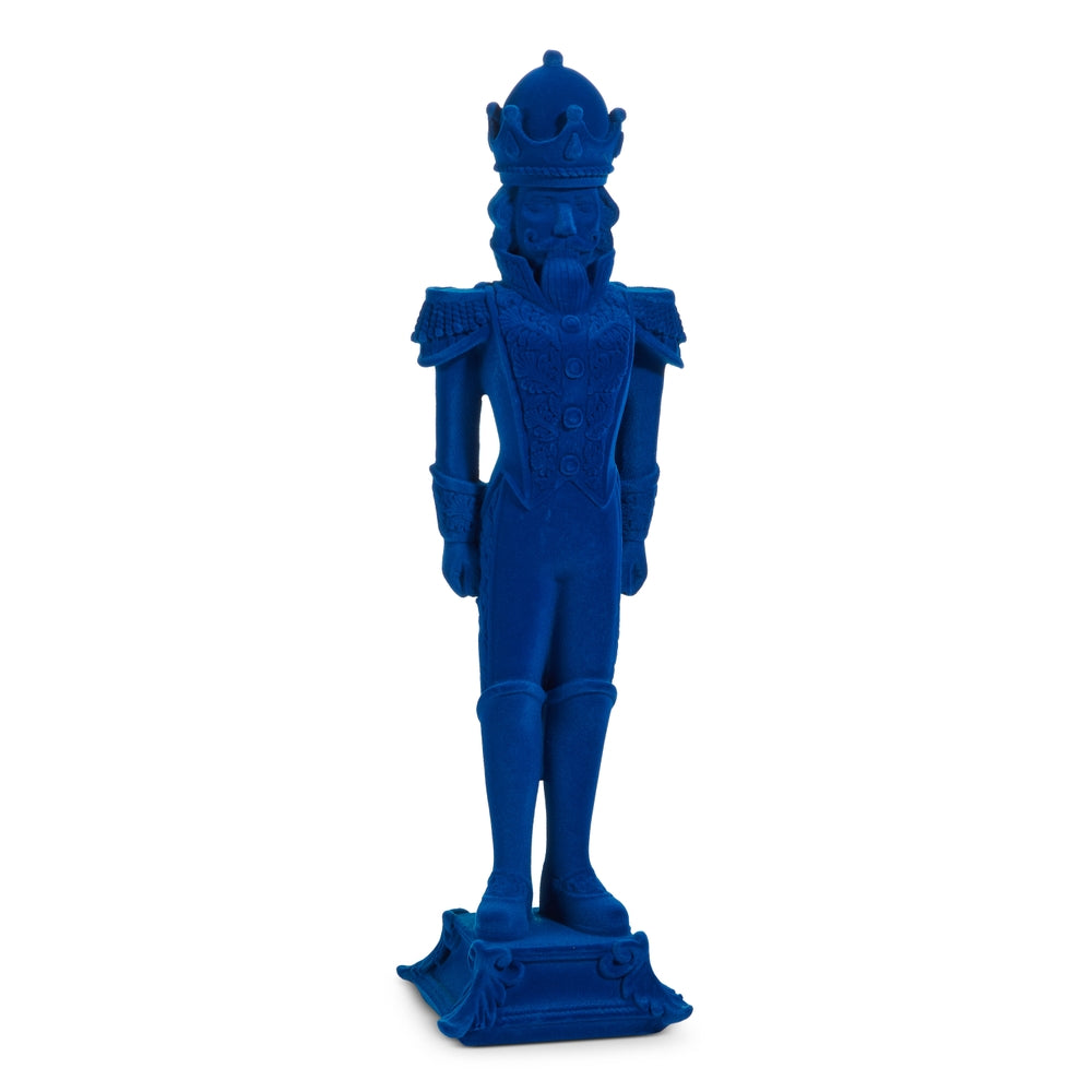 Christmas Carousel Collection - 14.25" Flocked Nutcracker