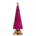 16.5" Pink Flocked Tree