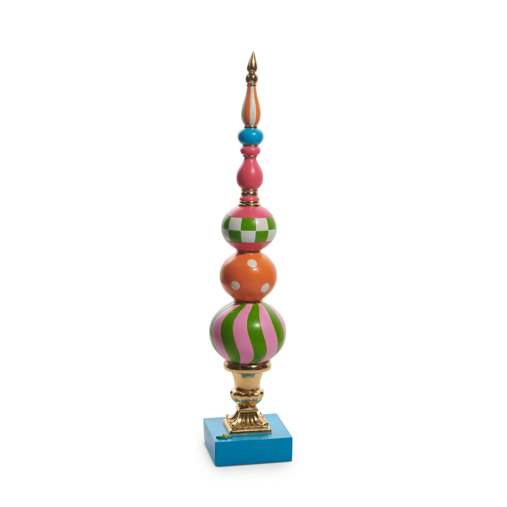 Santa's Sweet Shoppe Collection - 36" Multicolor Finial