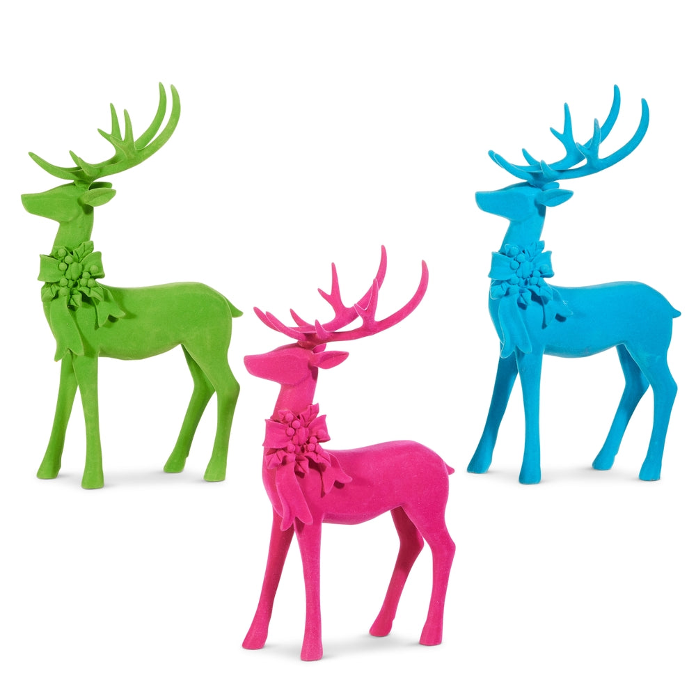 Santa's Sweet Shoppe Collection - 14" Flocked Deer