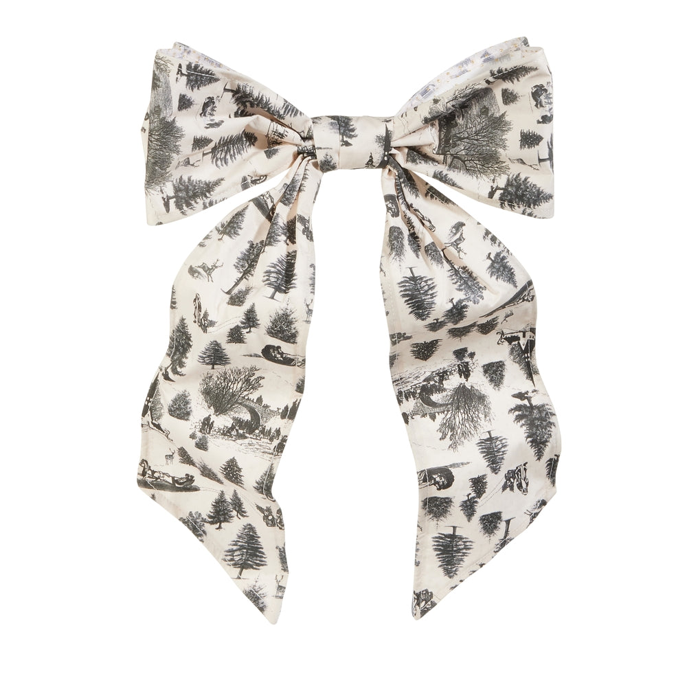 Royal Court Collection - 18" Through the Woods Wired Clip-On Bow