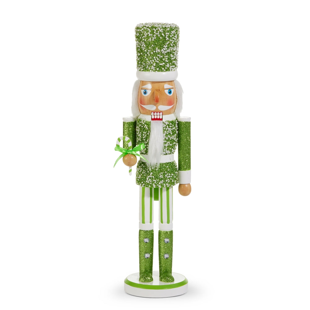 Santa's Sweet Shoppe Collection - 15.75" Glittered Nutcracker
