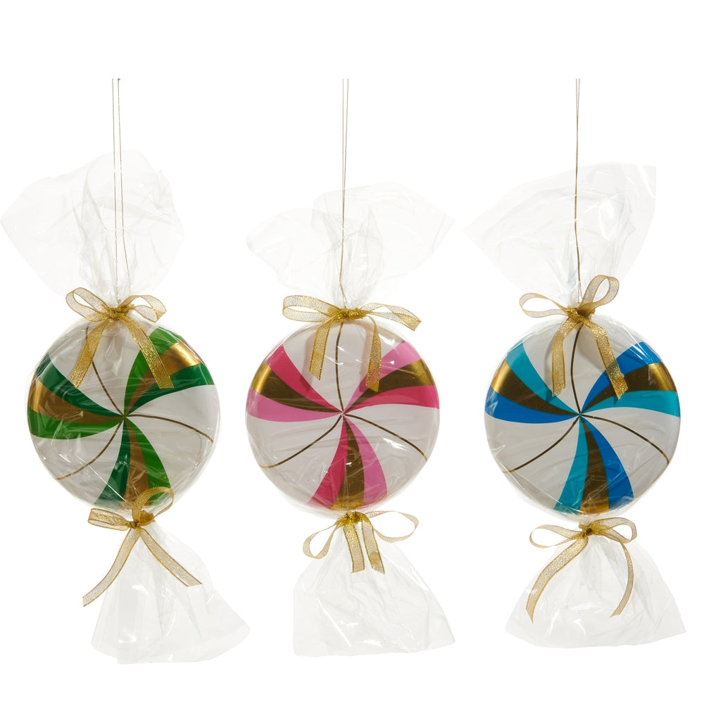 Santa's Sweet Shoppe Collection - 14" Peppermint Candy Ornament