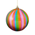 Santa's Sweet Shoppe Collection - 4" Stripe Ball Ornament